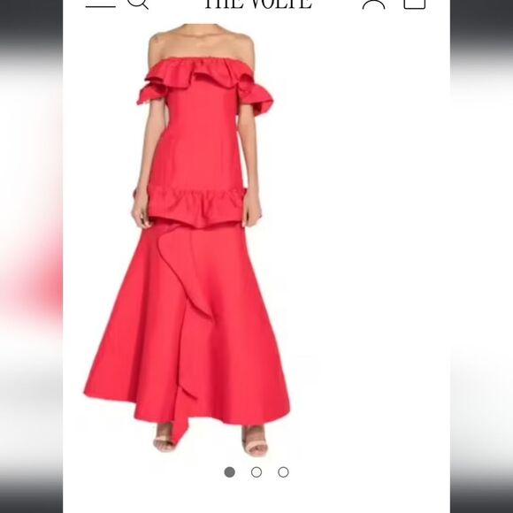 Keepsake Black Maxi Only Love Gown Off Shoulder Dress Size XXS - Picture 9 of 10